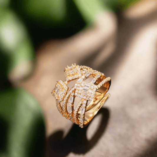 Golden Luxe Promise Ring.