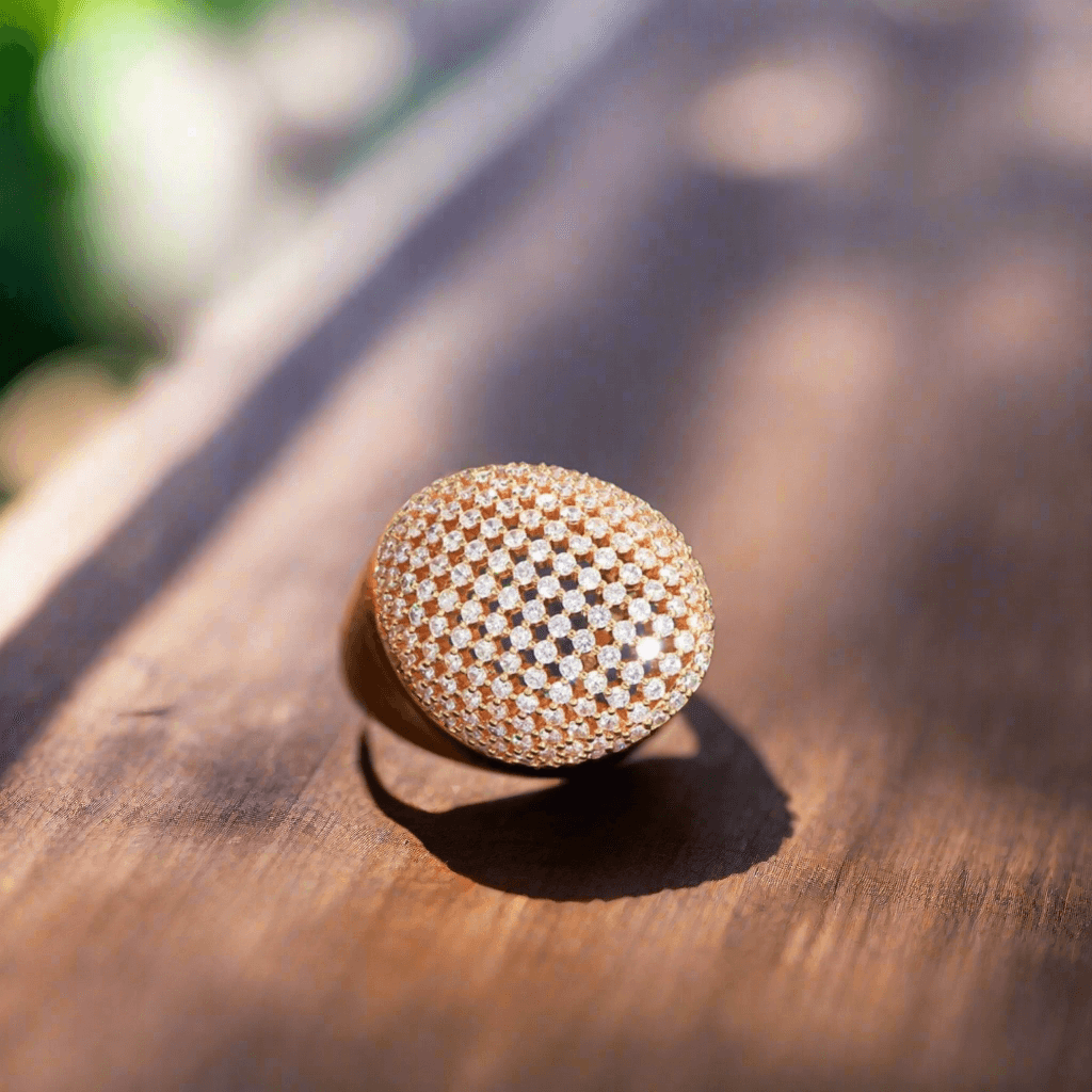 Imperial Dome CZ Statement Ring.