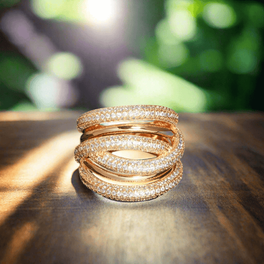 Rose Spiral Ring - ThreadsTrinkets.ae