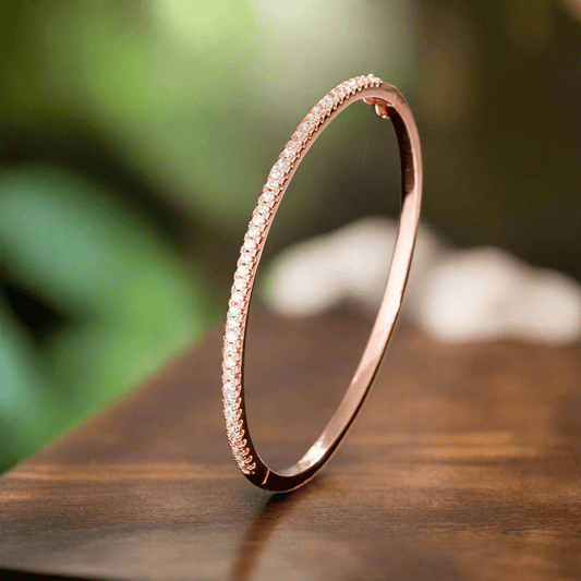 Rosy Whisper Thin Bangle.