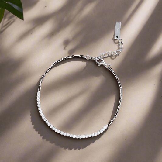 Serenity Sparkle Chain Bracelet.