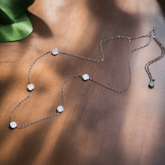 Twinkle Round Sparkle Necklace.